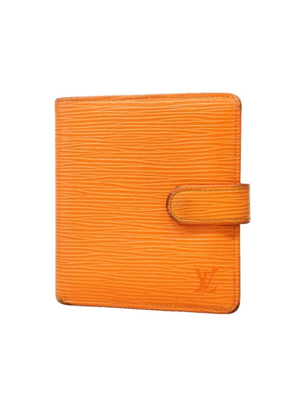 Louis Vuitton Wallet Epi Portefeuille Compact Mandarin